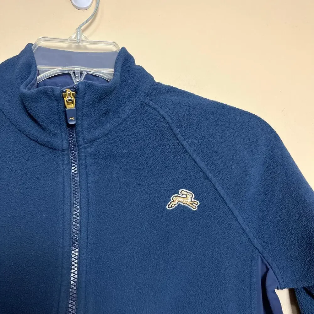 Tracksmith Franklin Fleece Jacket Dark Blue Navy